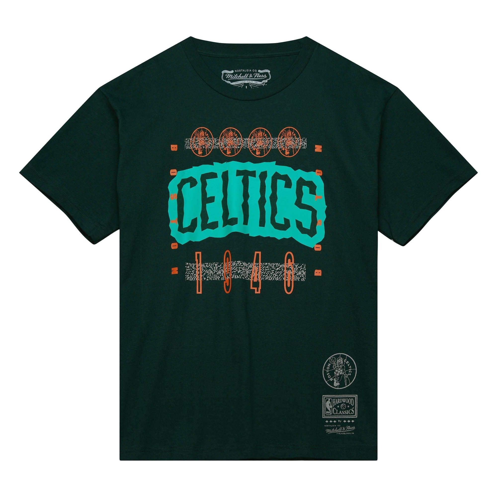 Футболка Mitchell & Ness 90s Reflective Static SS Premium Boston Celtics T-Shirt