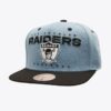Mitchell-Ness-Light-Blue-Los-Angeles-Raiders-D-Stressed-Snapback-Hat-100x100