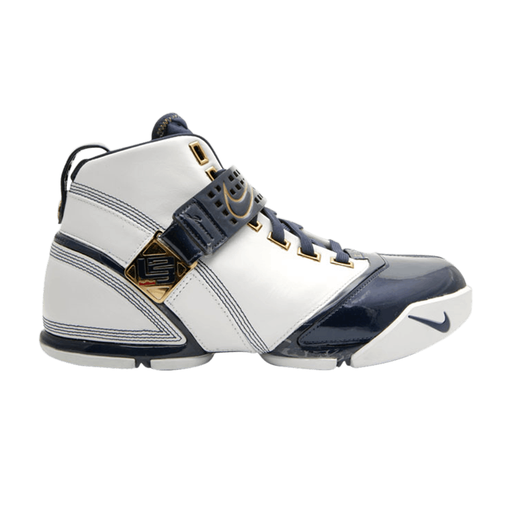 Кроссовки Nike Zoom LeBron 5 'White Midnight Navy'