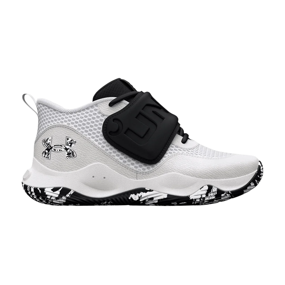 Кроссовки Under Armour Zone BB 2 GS 'White Black'