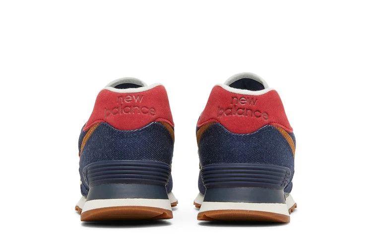 Кроссовки New Balance 574 'Denim - Pigment Team Red'