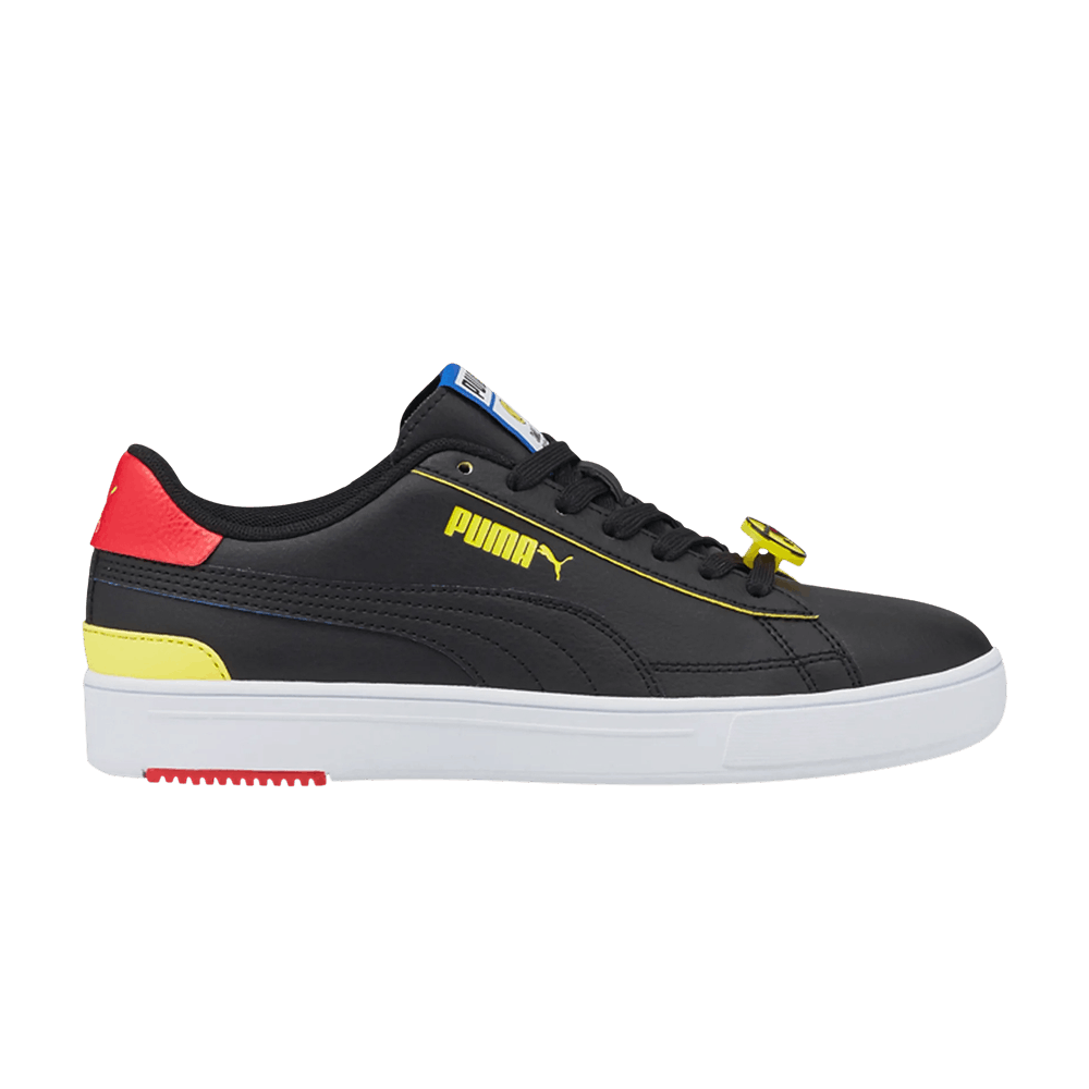 Кроссовки SmileyWorld x Puma Serve Pro Big Kid 'Black Vibrant Yellow'