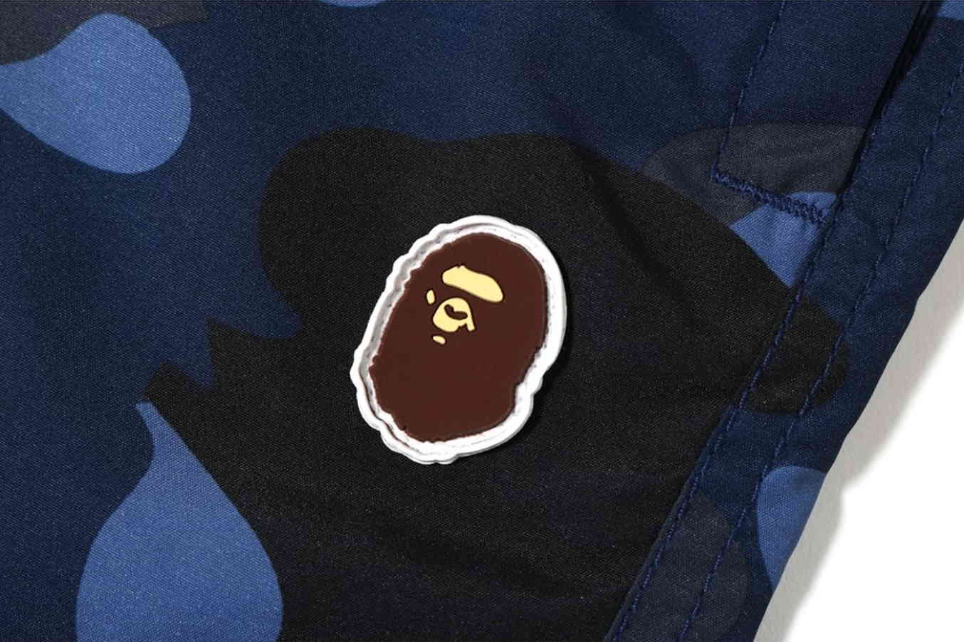 Спортивные шорты BAPE Color Camo Beach Shorts Navy