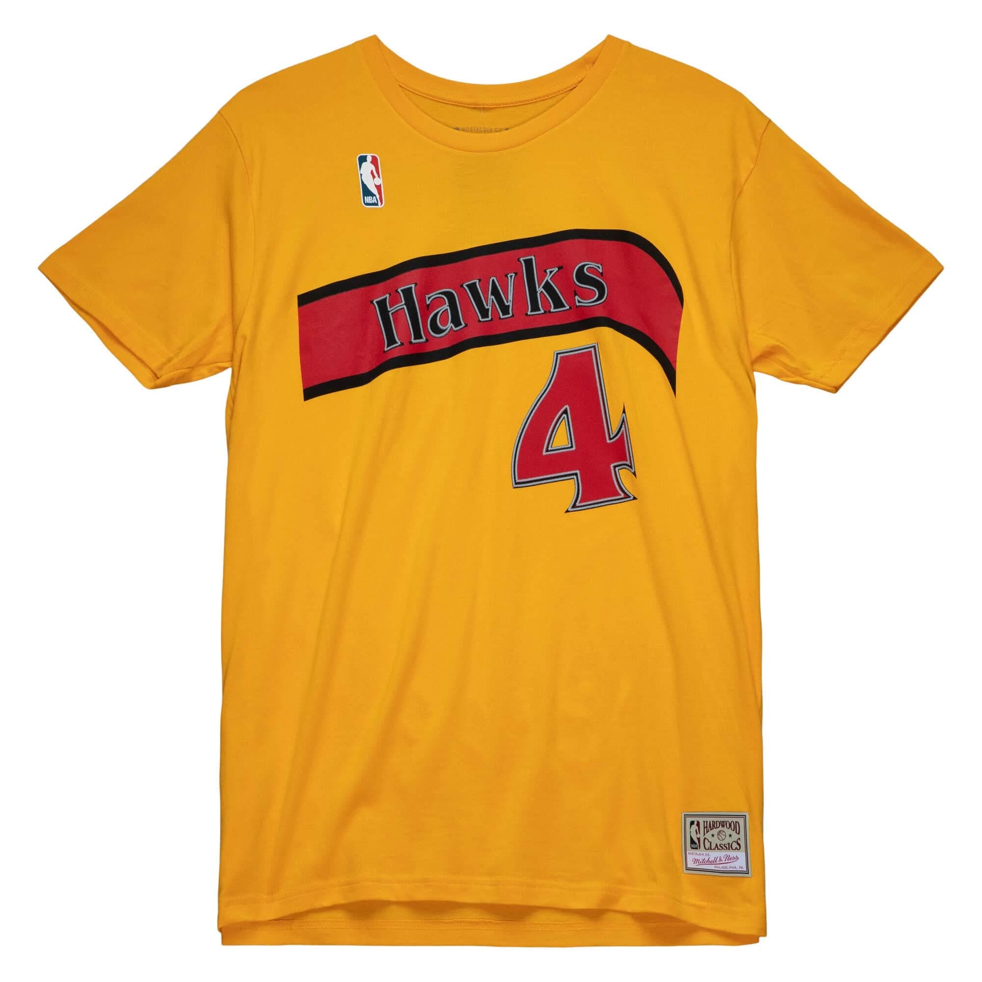 Футболка Mitchell & Ness Traditional Name & Number Atlanta Hawks 1986-87 Spud Webb T-Shirt
