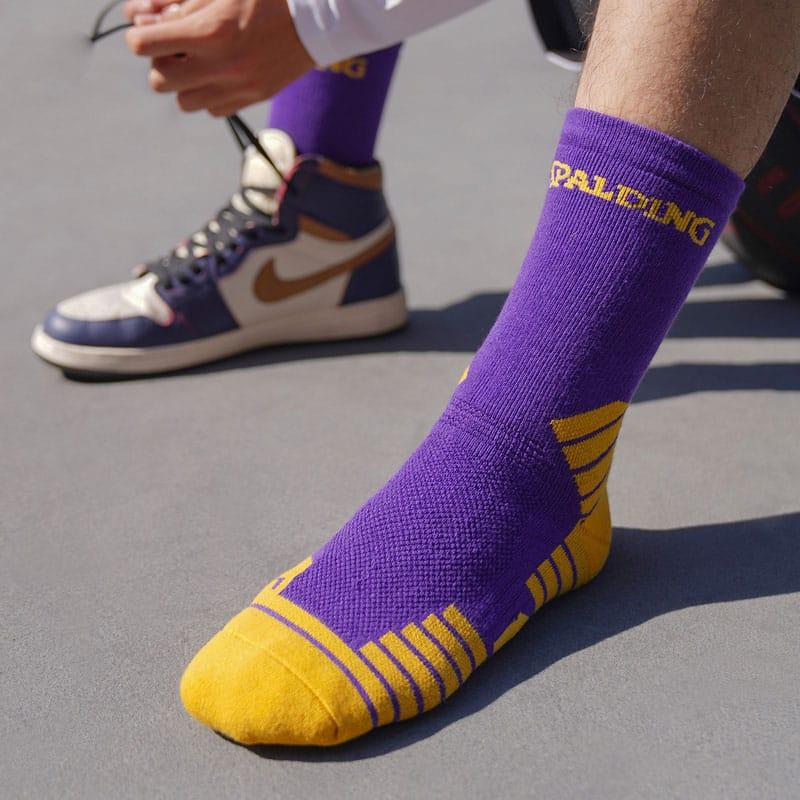 Ehot-Spalding-Controls-Purple-Yellow-Crew-Socks