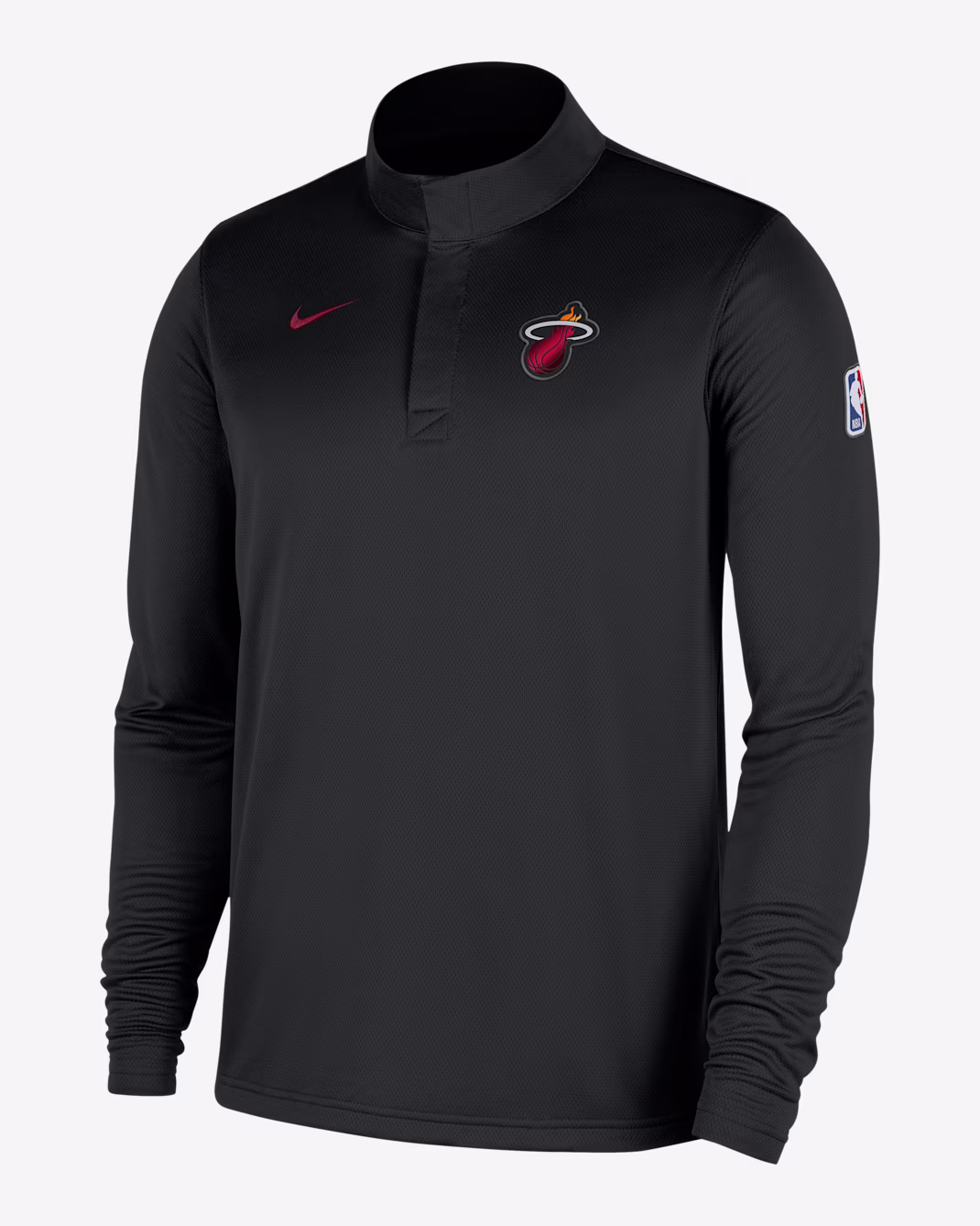Тренировочный джемпер Nike NBA Miami Heat Black/Tough Red
