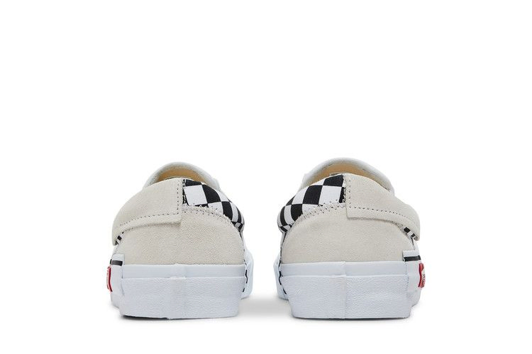 Кроссовки Vans Slip-On CAP 'White Black Checkerboard'