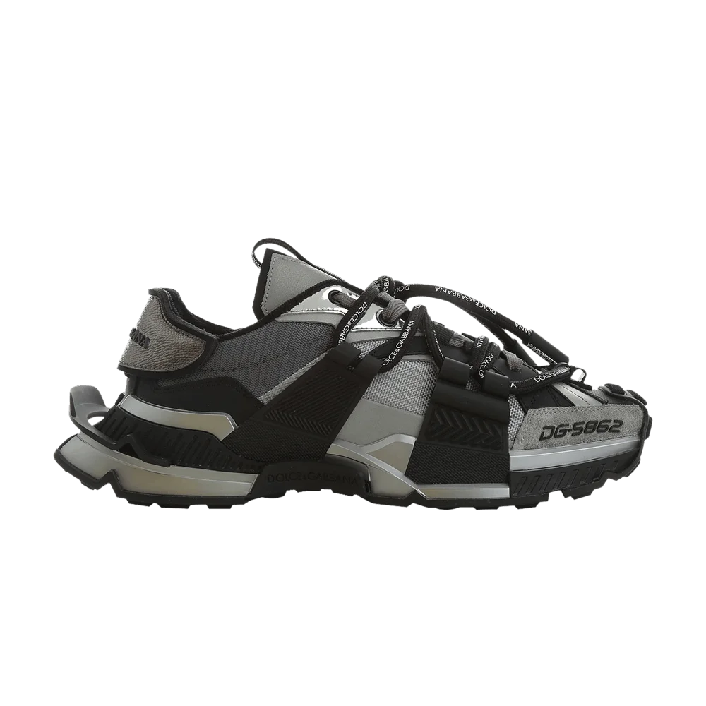 Кроссовки Dolce & Gabbana Space Sneaker 'Black Grey'