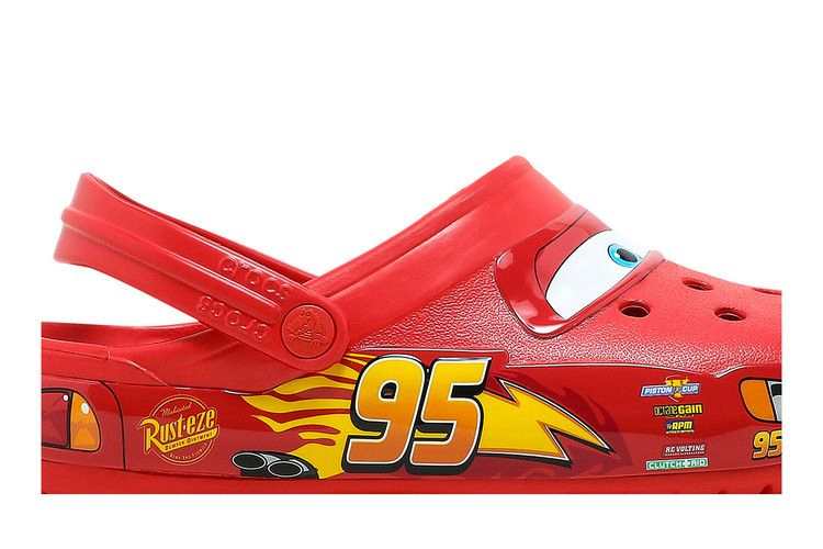 Кроссовки Crocs Cars x Classic Clog 'Lightning McQueen' 2021