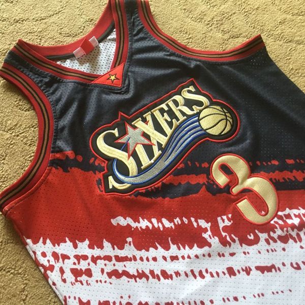 Баскетбольная джерси 1997-98 Allen Iverson Philadelphia 76ers Independence