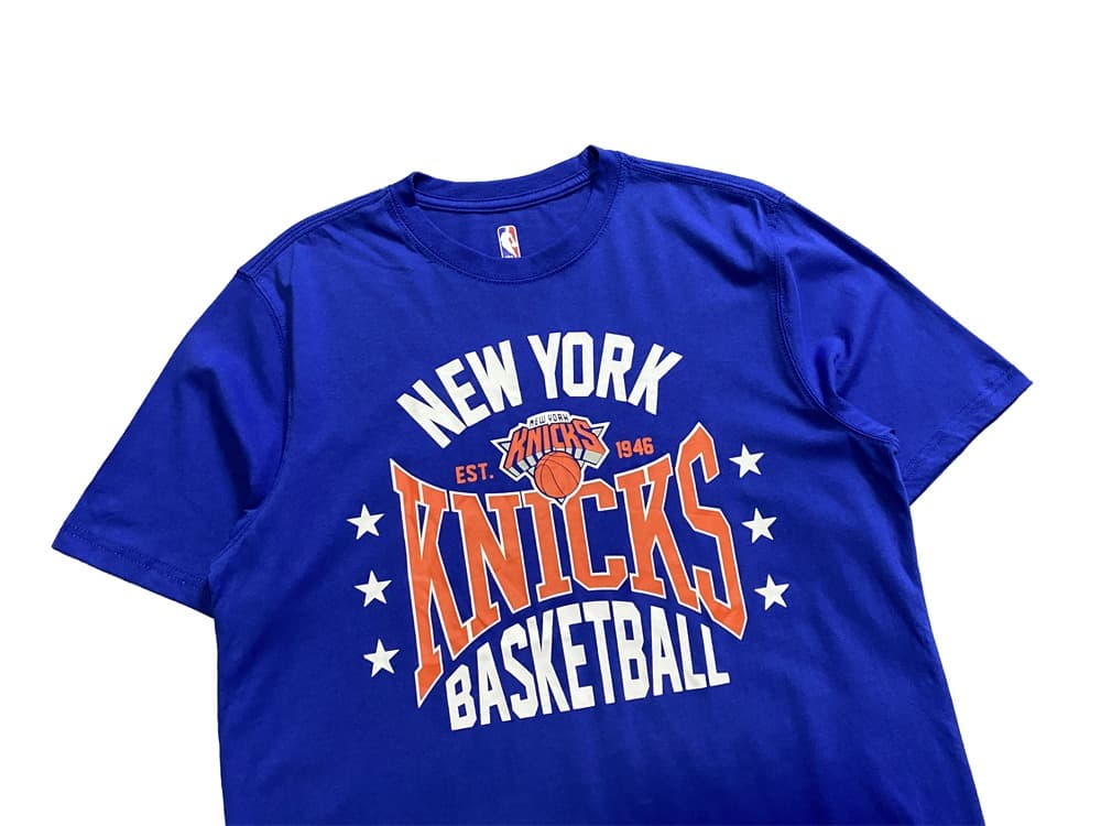 Футболка Main Squeeze NBA New York Knicks Blue T-Shirt