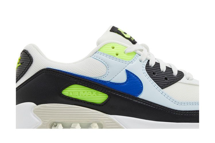 Кроссовки Nike Wmns Air Max 90 'White Blue Tint Volt'