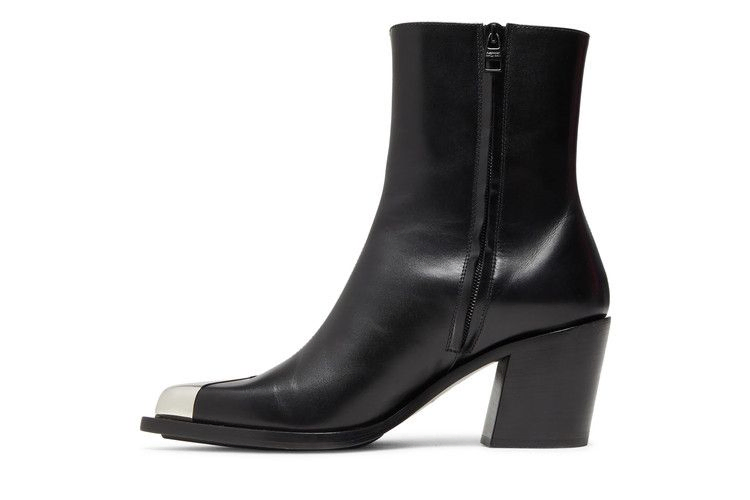 Кроссовки Alexander McQueen Wmns Punk Boot 'Black Silver' 2022