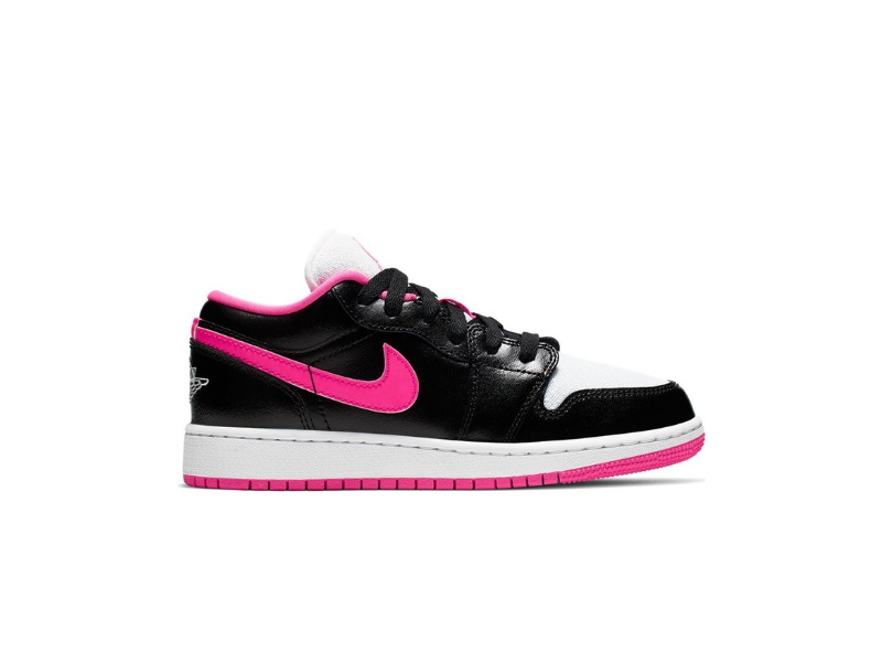 Air-Jordan-1-Low-GS-Black-Hyper-Pink