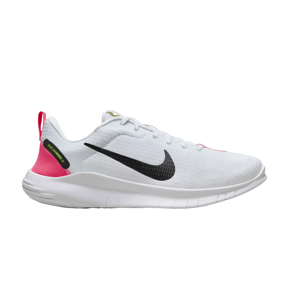 Krossovki-Nike-Wmns-Flex-Experience-Run-12-White-Hot-Punch-Black
