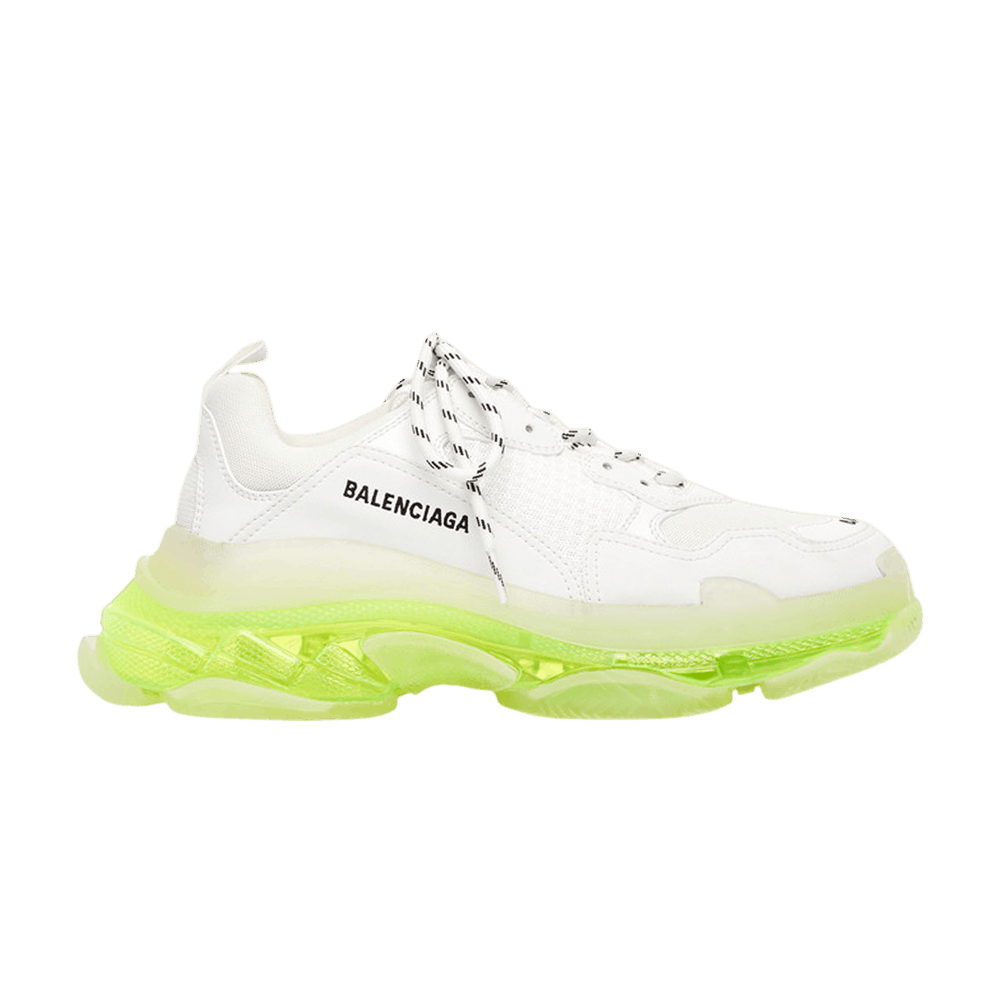 Кроссовки Balenciaga Triple S Sneaker 'Clear Sole - White Fluo Yellow'
