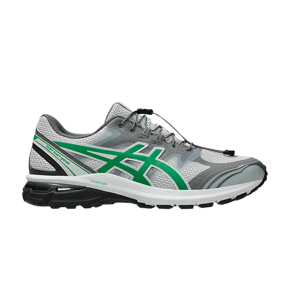 Krossovki-Sansan-Gear-x-ASICS-Gel-Terrain-Grey-Jolly-Green