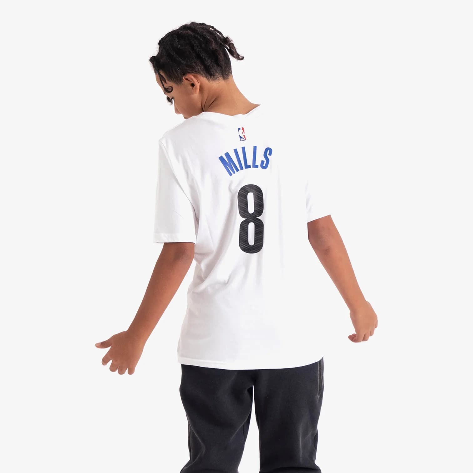 Баскетбольная футболка Nike Patty Mills Brooklyn Nets 2023 City Edition NBA Youth T-Shirt