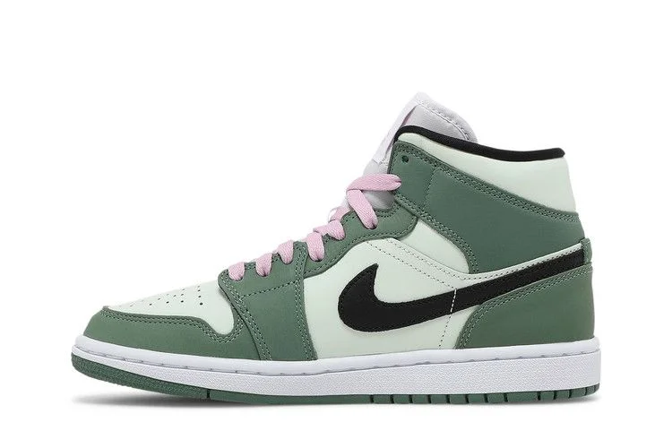 Кроссовки Wmns Air Jordan 1 Mid SE 'Dutch Green'