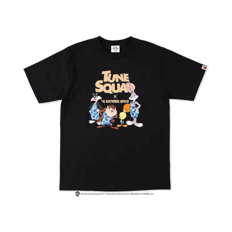 Футболка BAPE x Space Jam Tune Squad Tee Black