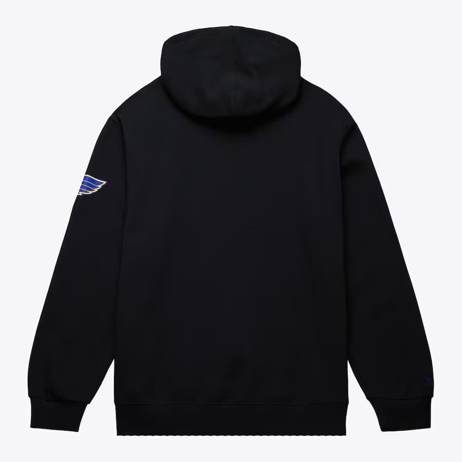 Худи Mitchell & Ness Black St. Louis Blues Game Time Fleece Pullover Hoodie