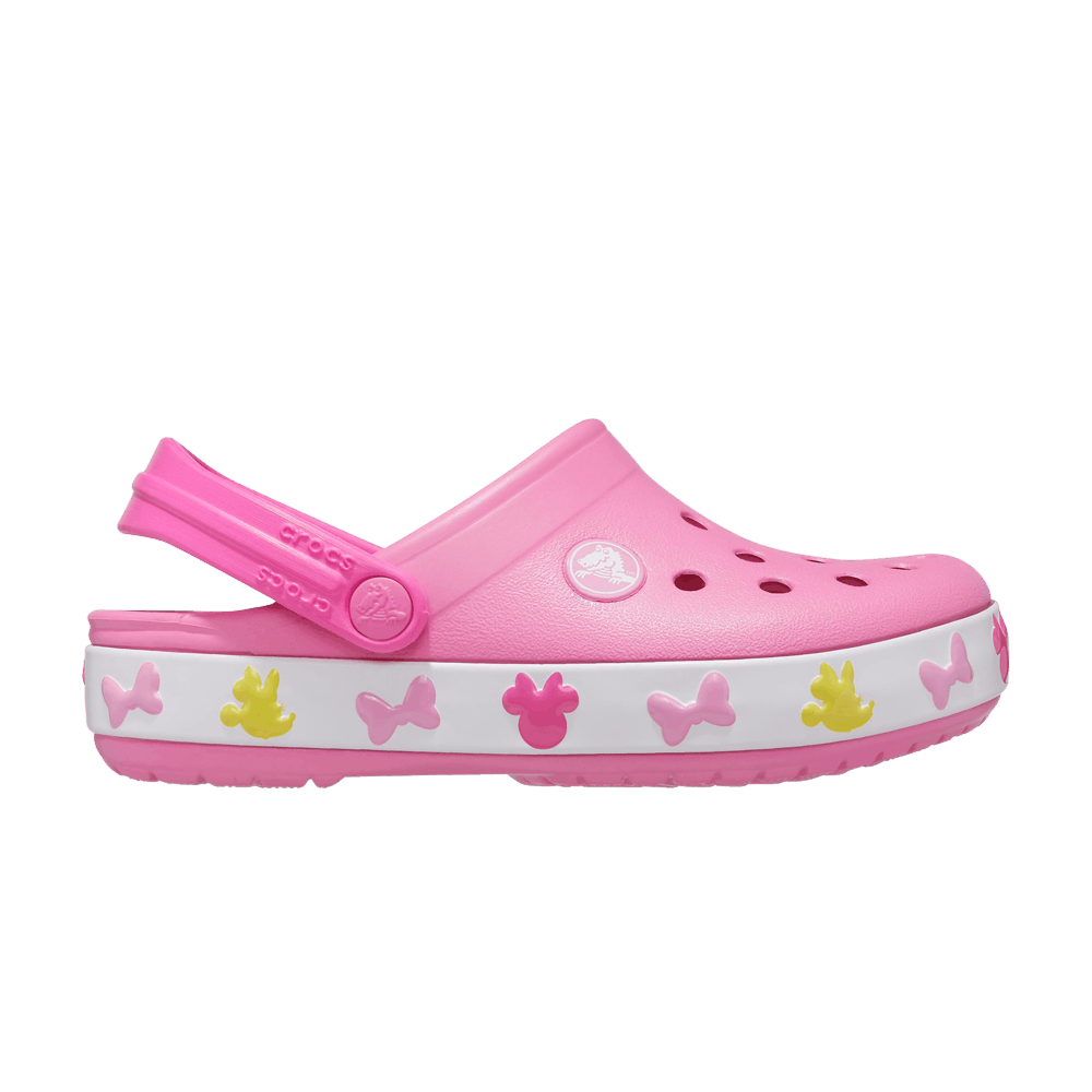 Кроссовки Crocs Disney x Classic Clog Kids 'Fun Lab Mickey Lights - Pink Lemonade'