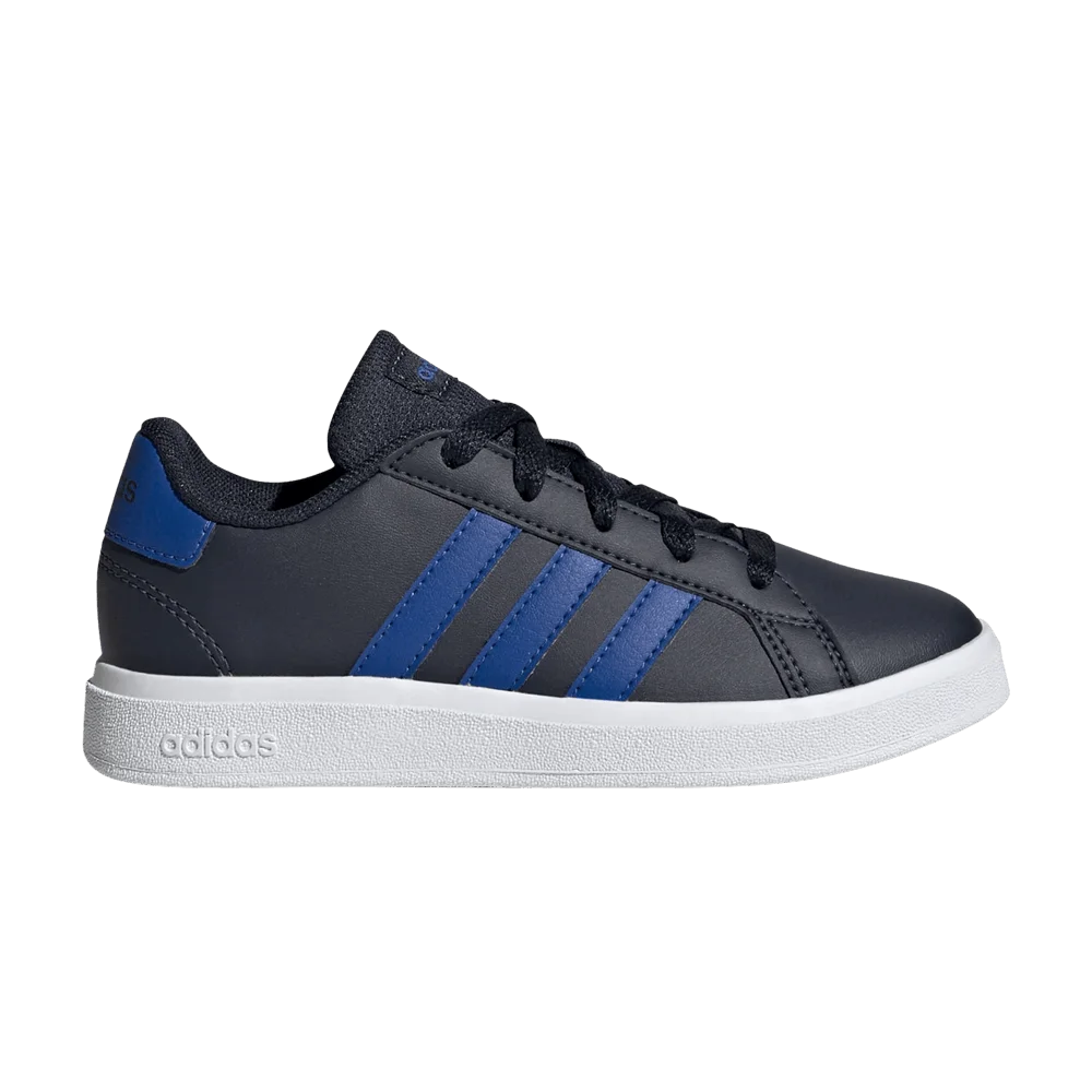 Krossovki-Adidas-Grand-Court-Lace-Up-J-Legend-Ink-Royal-Blue