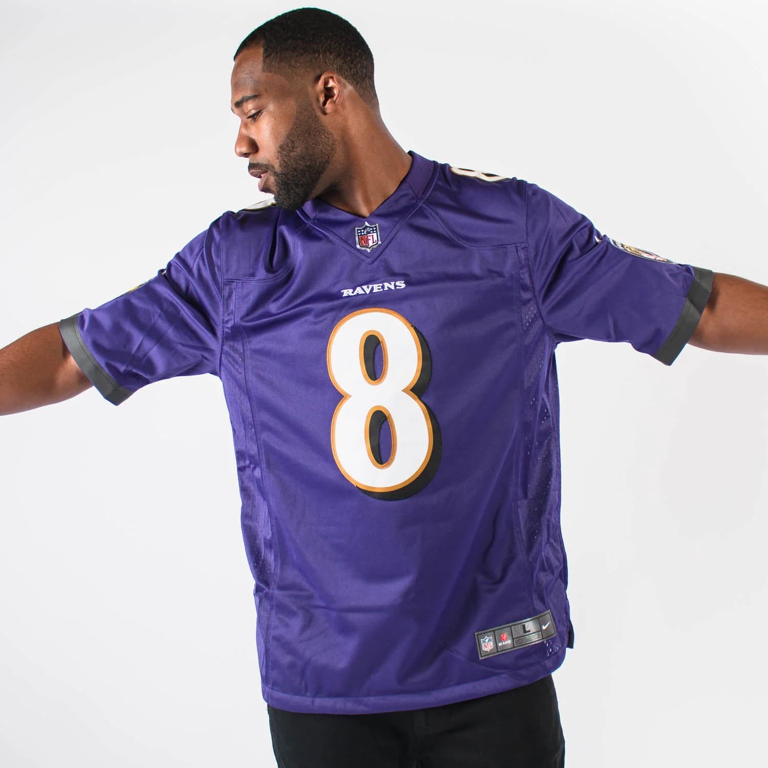 Футболка Nike Lamar Jackson Baltimore Ravens Home NFL Limited Jersey
