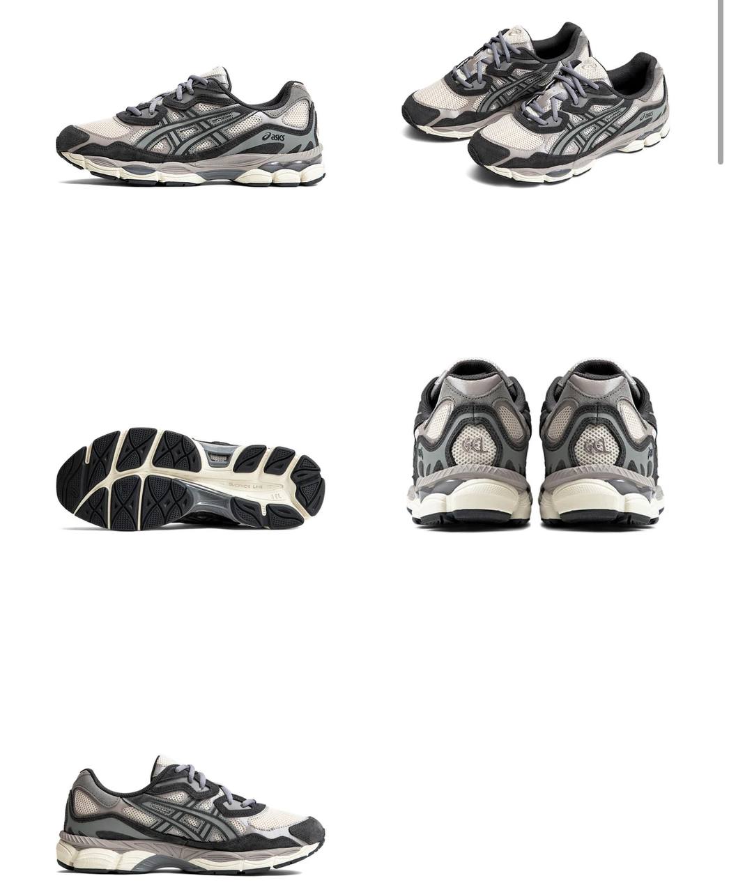 Кроссовки Asics Gel NYC Oatmeal Obsidian Grey