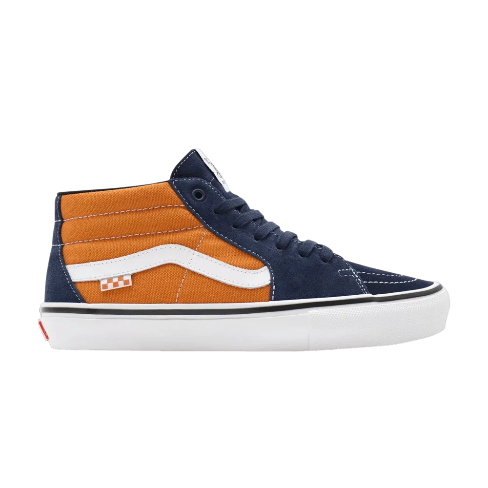 Кроссовки Vans Skate Grosso Mid 'Navy Orange'