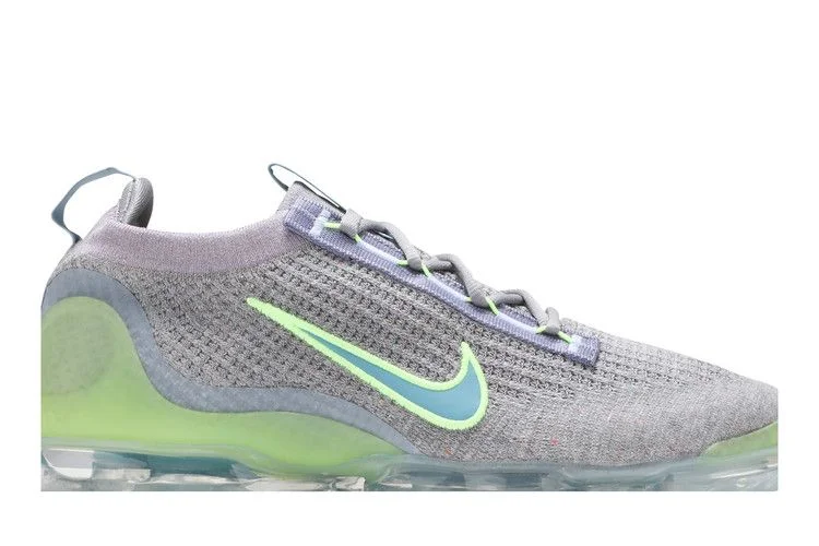 Кроссовки Nike Air VaporMax 2021 Flyknit 'Grey Light Liquid Lime'