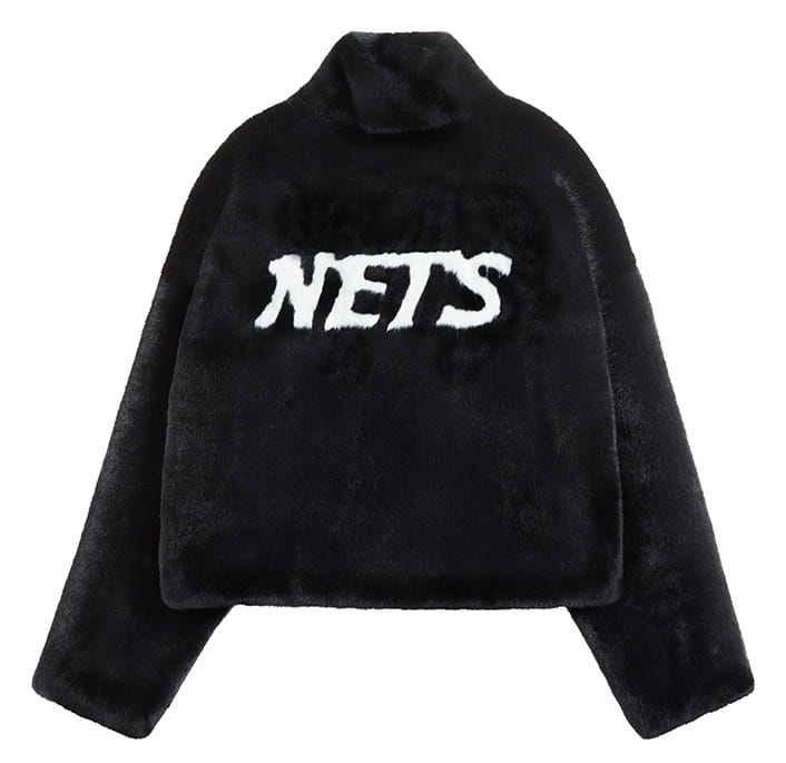 Короткая шуба 2020 Brooklyn Nets Leopard Short Fur Coat Womens