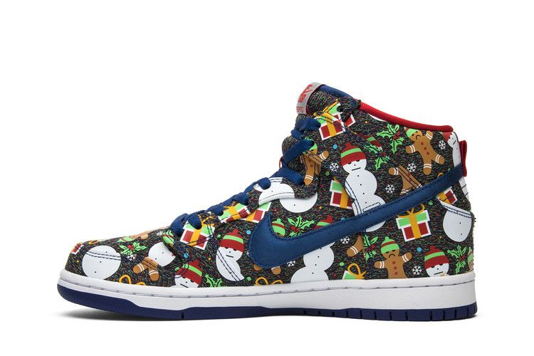 Кроссовки Concepts x Nike SB Dunk Pro High 'Ugly Christmas Sweater' 2017
