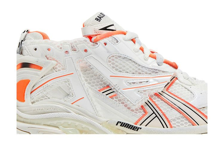 Кроссовки Balenciaga Runner Sneaker 'Eggshell Neon Orange'