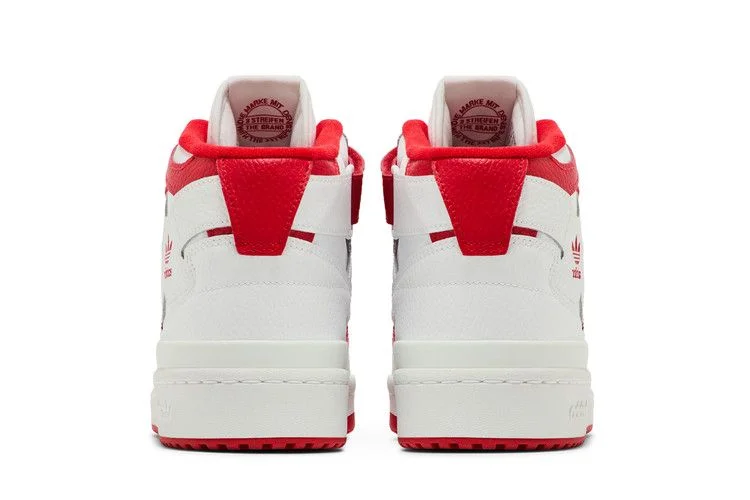 Кроссовки adidas Forum Mid 'White Vivid Red'