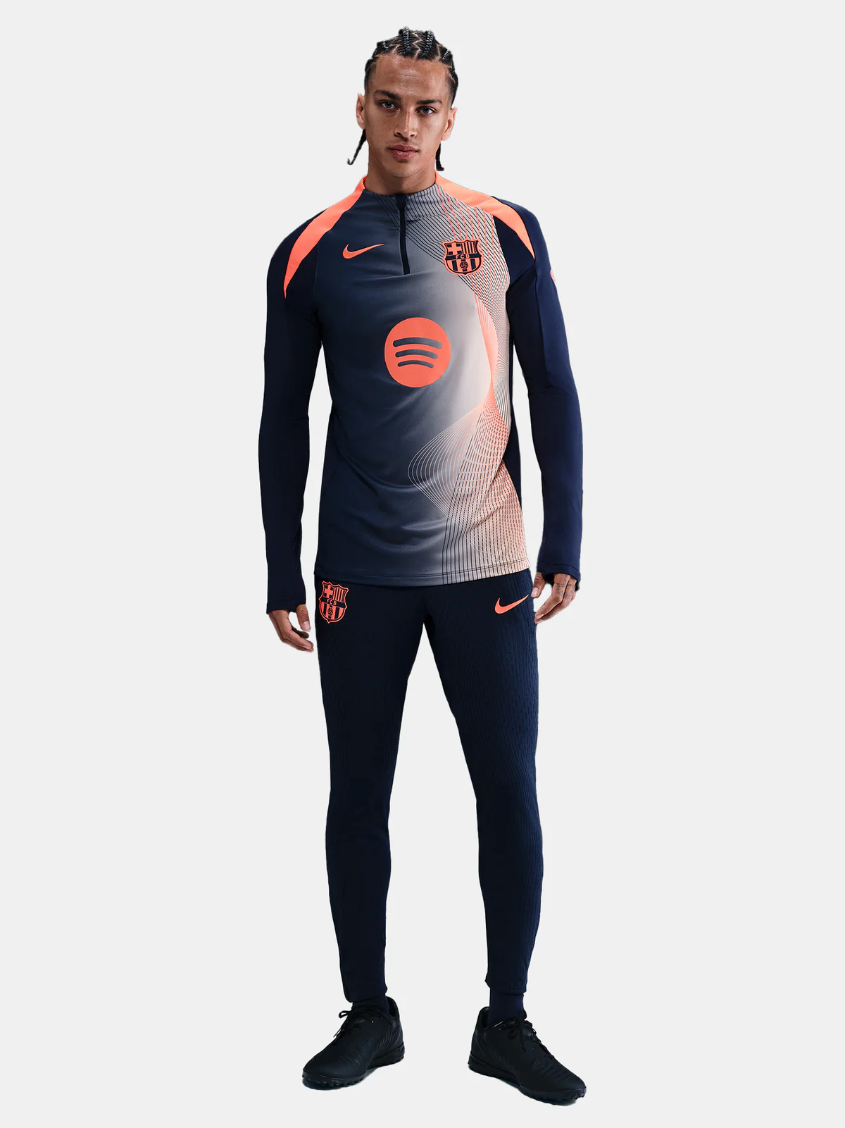 Тренировочный свитшот Pre-Match sweatshirt FC Barcelona third 25/26 T90