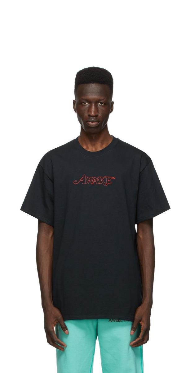 Футболка Awake Classic Outline Logo T-shirt Black