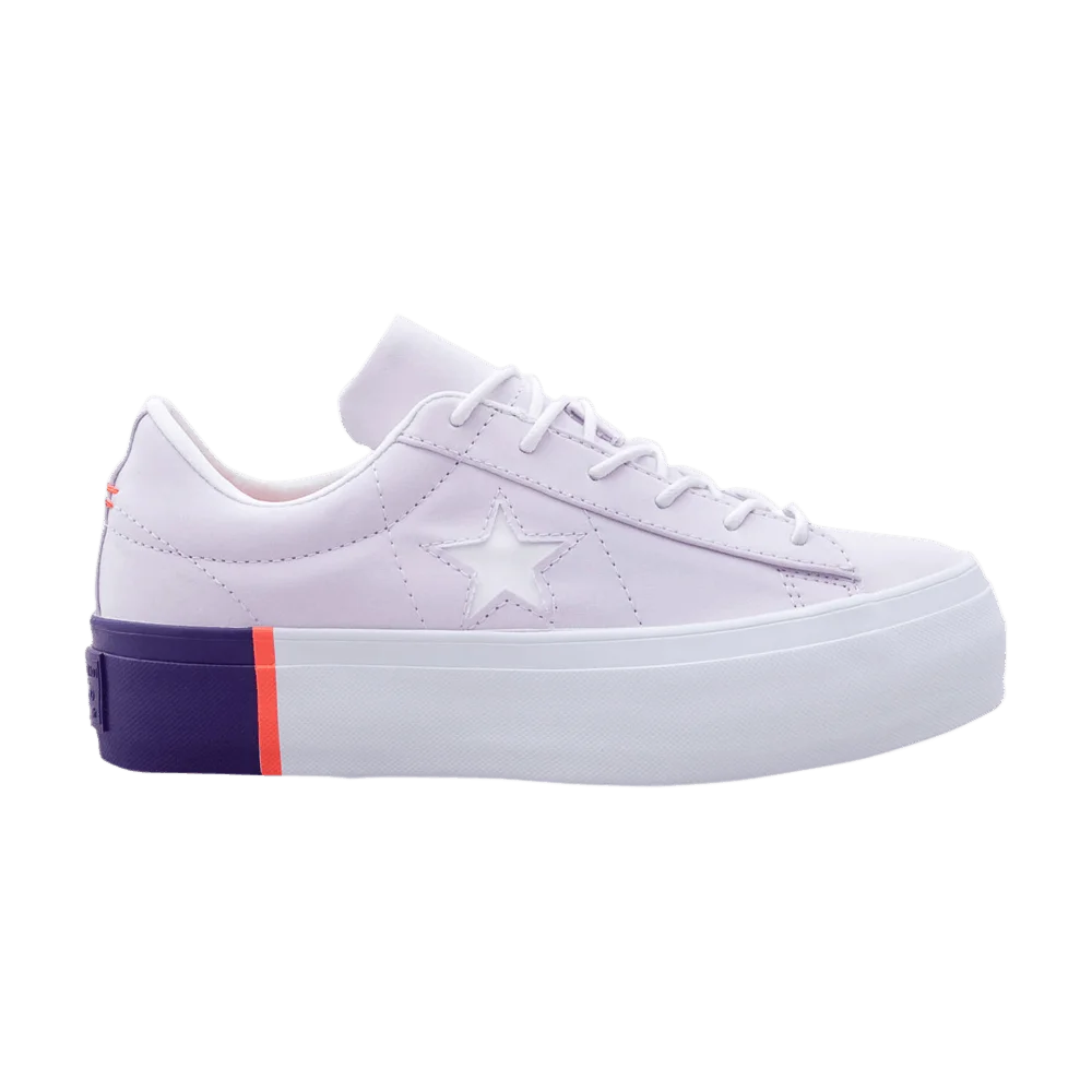 Krossovki-Converse-Wmns-One-Star-Platform-Low-Barely-Grape-Rush-Coral