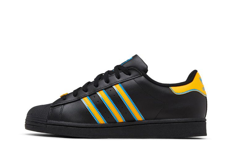 Кроссовки adidas Superstar 'Black Gold Blue'