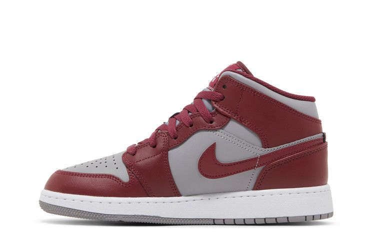 Кроссовки Air Jordan 1 Mid GS 'Cherrywood Red'