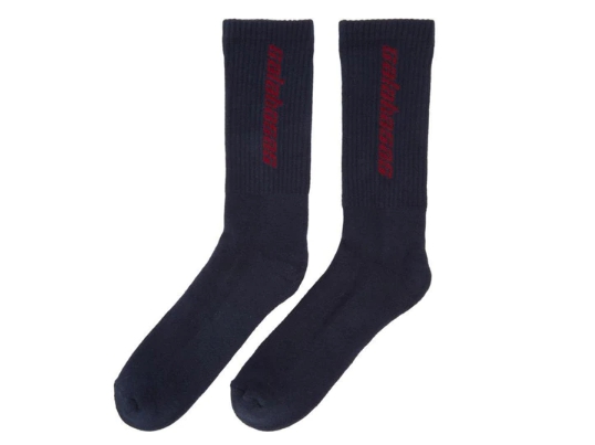 Спортивные носки Yeezy Calabasas Socks Oxblood Ruby