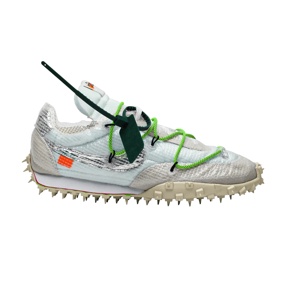 Кроссовки Off-White x Nike Wmns Waffle Racer 'Electric Green'