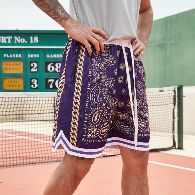 Спортивные шорты Ehot Paisley Cut Purple Shorts