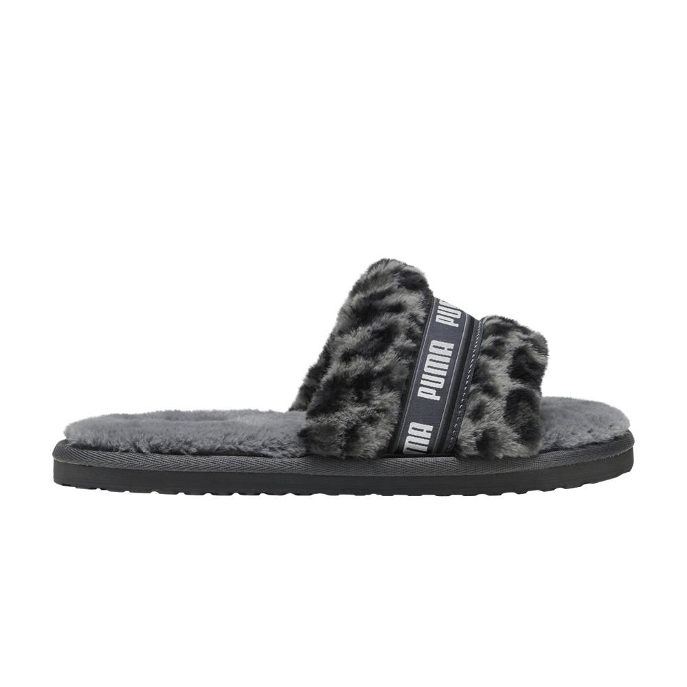 Puma Wmns Fluff Slide 'I Am The Drama - Grey Leopard'