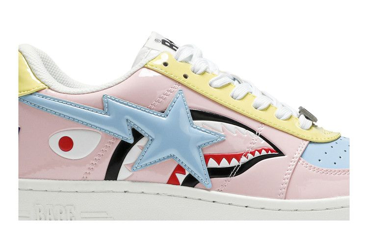 Кроссовки Bapesta Low M1 'Shark Face - Pink'