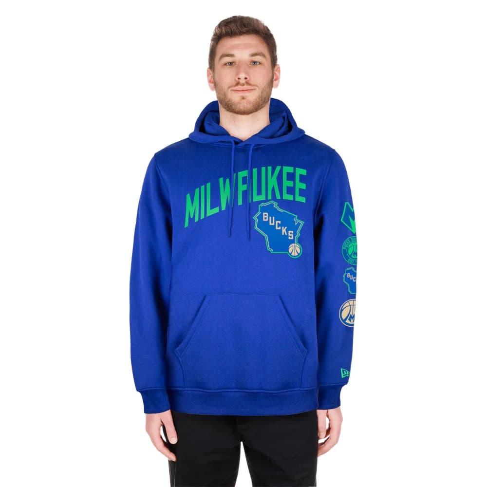 Худи New Era Milwaukee Bucks 2024 City Edition NBA Hoodie