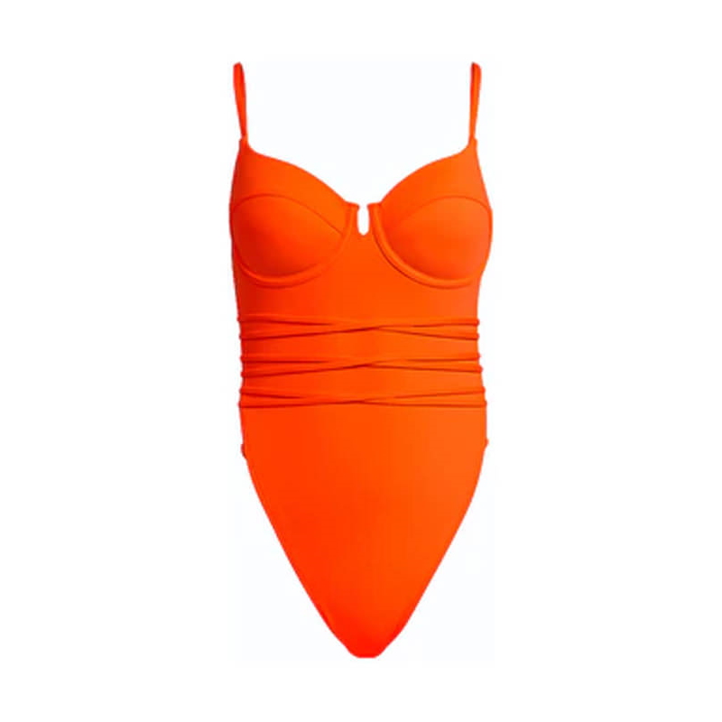 Спортивный купальник adidas Ivy Park Spaghetti Strap One Piece Swimsuit Solar Orange