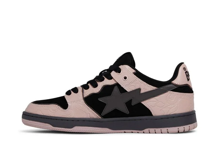 Кроссовки BAPE Sk8 Sta 'Pink Black'