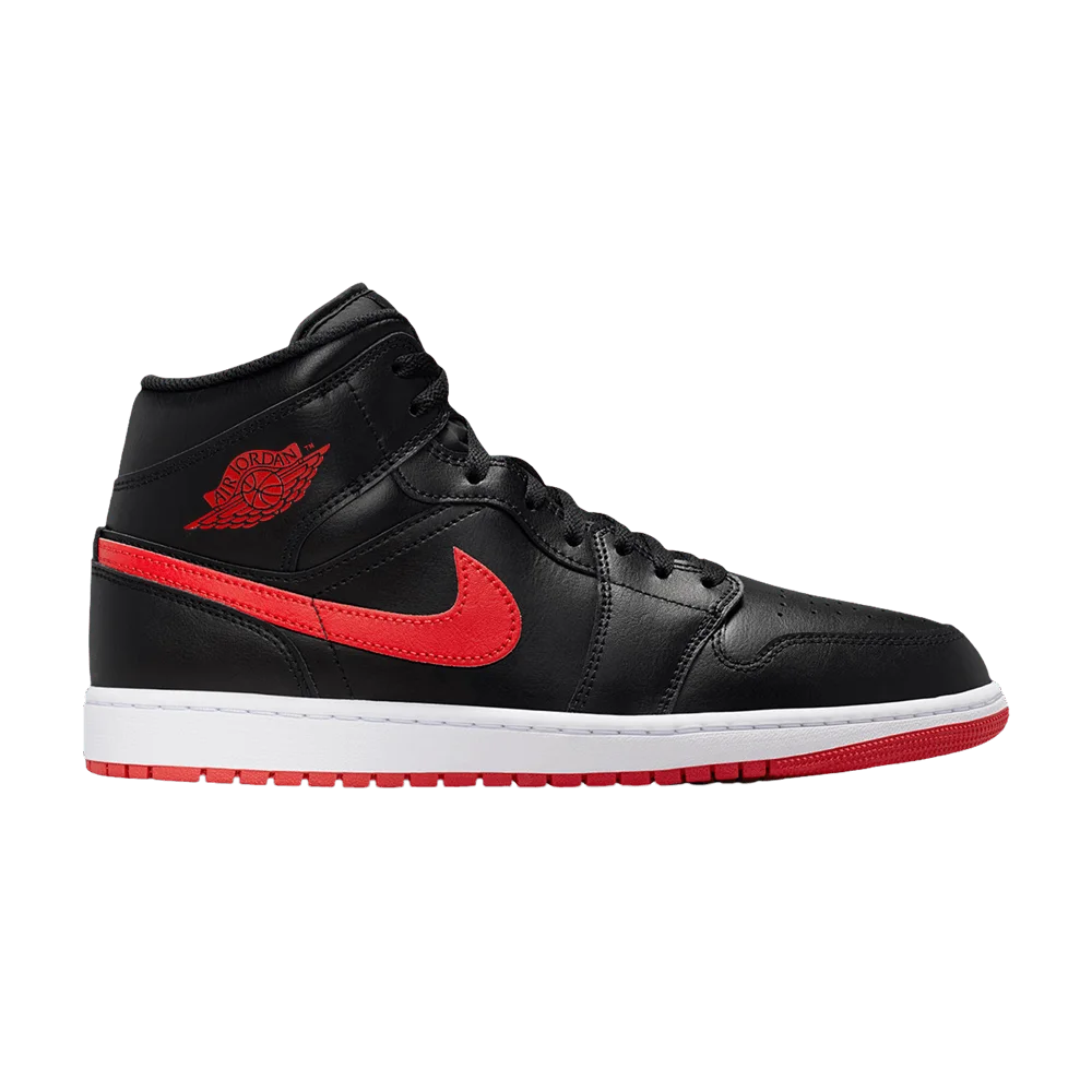 Krossovki-Air-Jordan-1-Mid-Black-University-Red