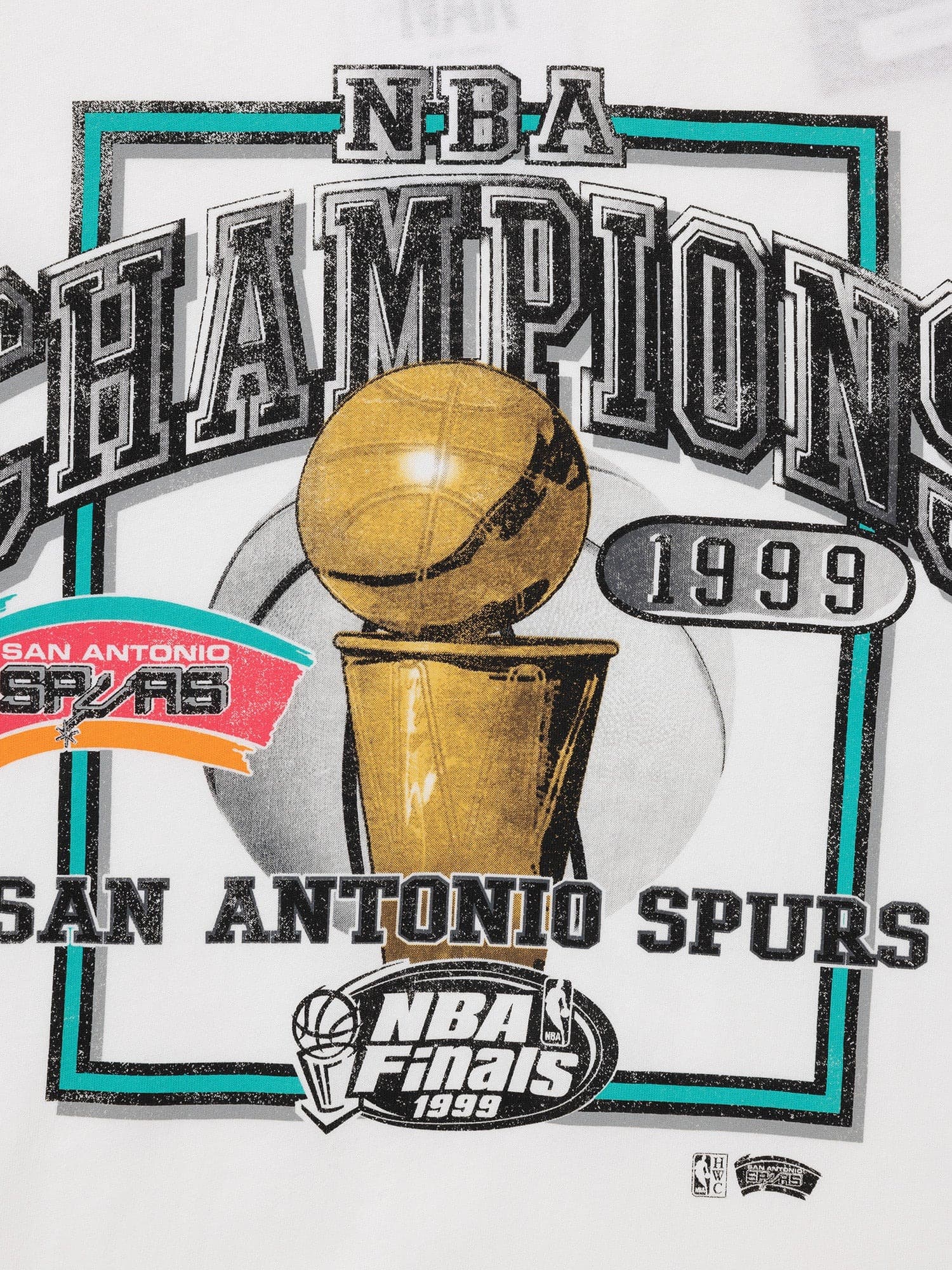 Футболка Mitchell & Ness San Antonio Spurs 1999 Champions Vintage T-Shirt